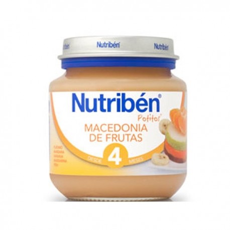 nutriben bebe macedonia frutas 130 gr.