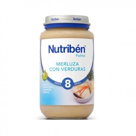 nutriben grandote merluza/verdura 250gr.