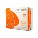 Cottons Compresas Maternity con Alas 100% Algodon 10 Und