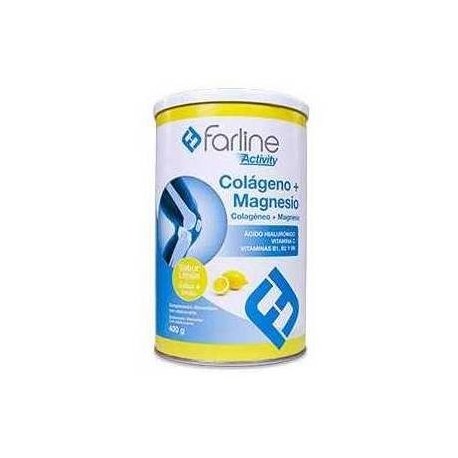 Farline Colágeno + Magnesio + Ac. Hialurónico Sabor Limón 400gr