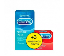 Preservativos Durex Natural Plus+ 3 de Regalo