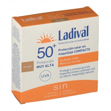 Ladival Maquillaje Compacto 50+ Dorado Oil-free
