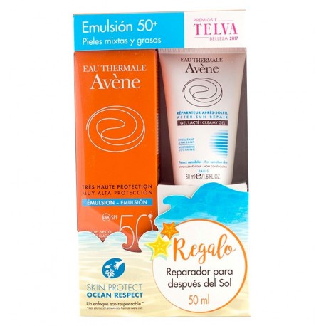 Avene Emulsión SPF50 50ml + Regalo Aftersun 50ml