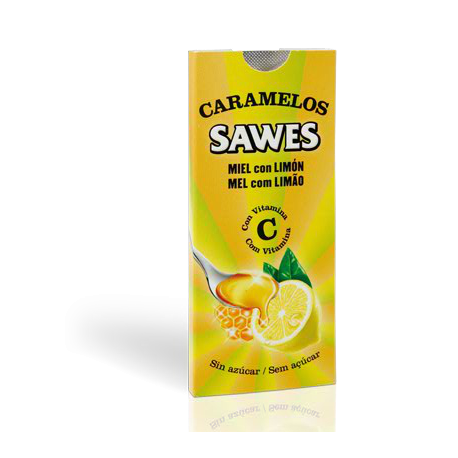 caramelos sawes limon s/a. blisters