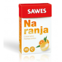 caramelos sawes naranja s/azucar cajita