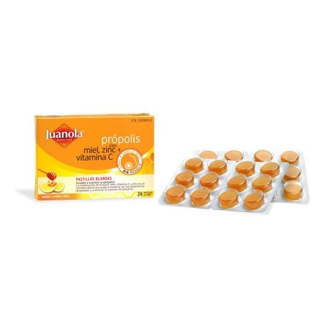 Juanola Propolis Miel-Limon 24 Pastillas