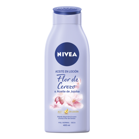 Nivea Aceite en Loción Flor de Cerezo & Aceite de Jojoba 400ml