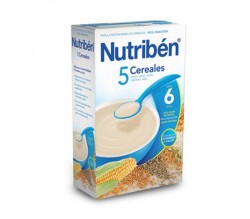 nutriben 5 cereales 600 gr.