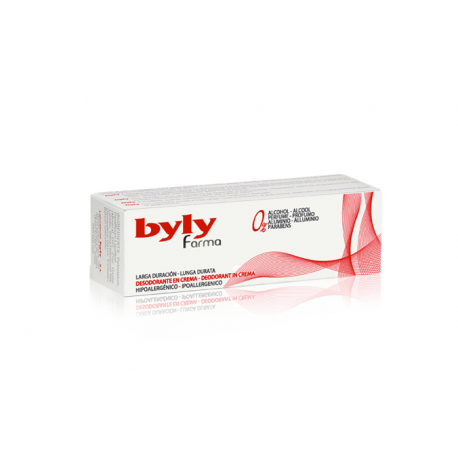 desodorante byly farma crema 30 ml.