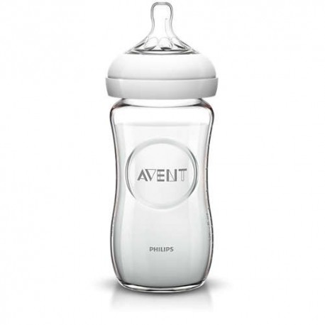 Avent Biberón Natural de cristal 240ml