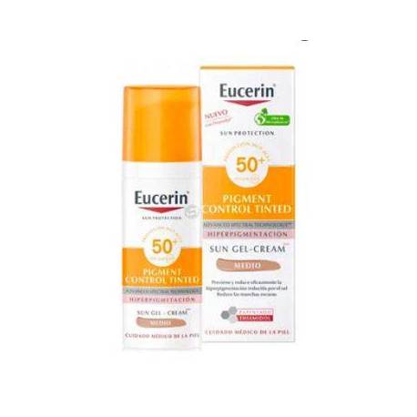 EUCERIN PIGMENT CONTROL 50+ FPS 1 ENVASE 50 ML TONO MEDIO