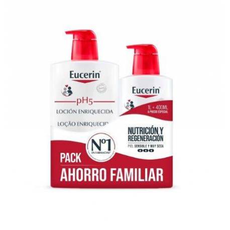 EUCERIN PACK LOCION ENRIQUECIDA 1L+400ML