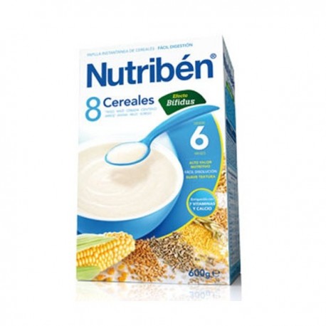 nutriben 8 cereales y miel bifidus 300 g