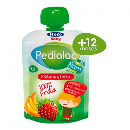 Pedialac Ñam Plátano y Fresa 100gr