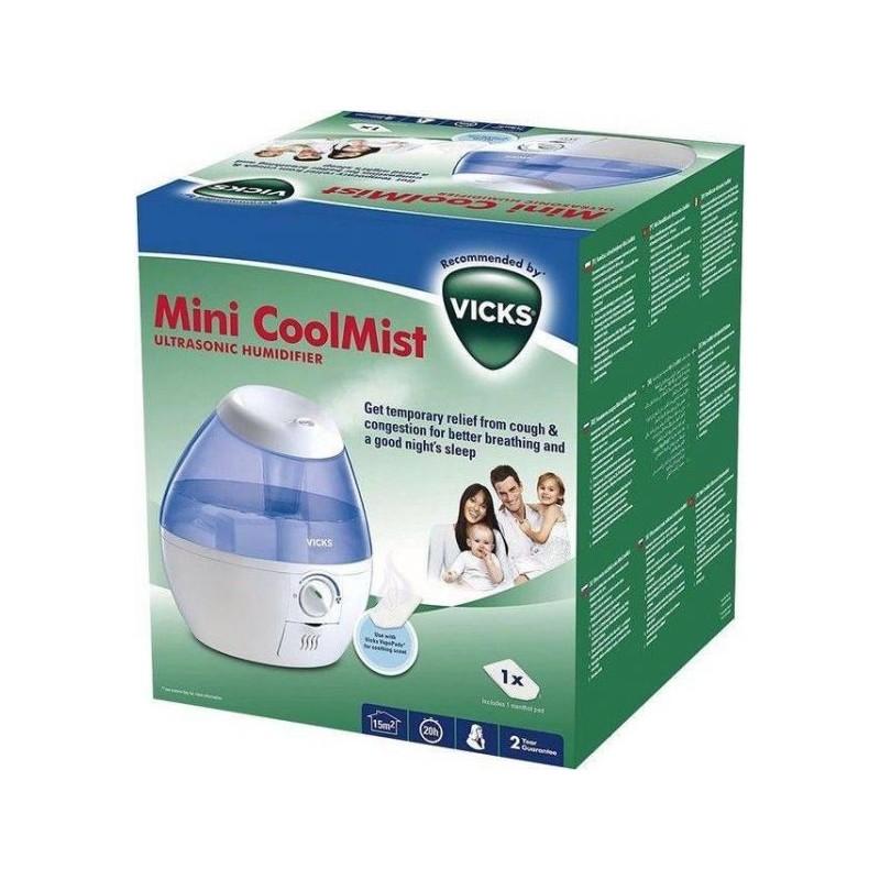 Vicks Mini Coolmist Humidificador Ultrasonico - Bebés y mamás