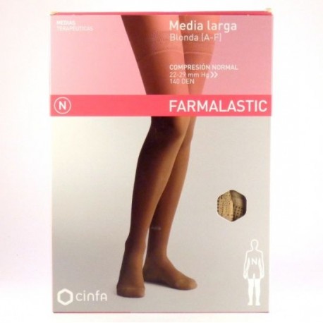 Farmalastic Media Larga Normal Beige Talla Reina