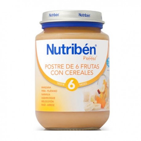 nutriben bebe postre frutas/cereal 130gr