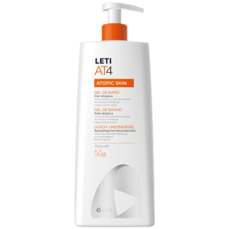 Leti AT4 Gel de Baño Dermograso 750 ml