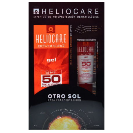 Heliocare Advanced Gel SPF 50 200ml + Ultra Gel SPF90 25ml