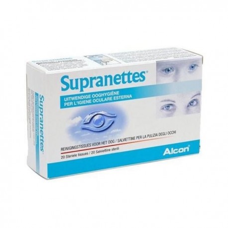 supranettes higiene ocular 20 toallitas