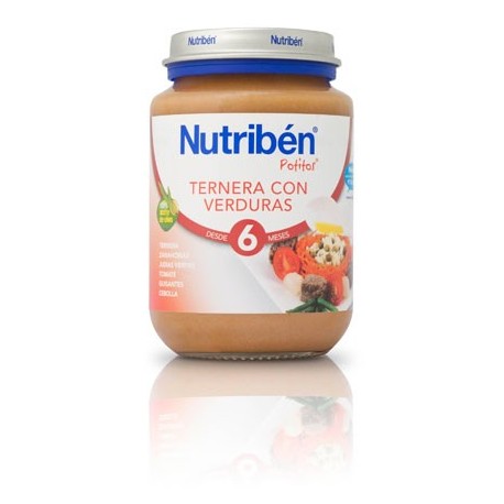 nutriben bebe ternera verduras 130gr.