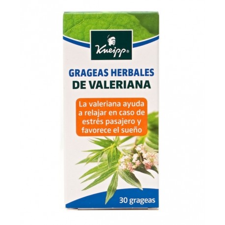 kneipp valeriana grageas herbales 30 gra