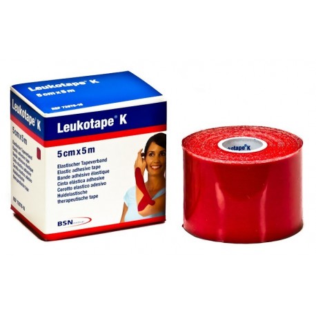 leukotape k rojo 5cmx5m