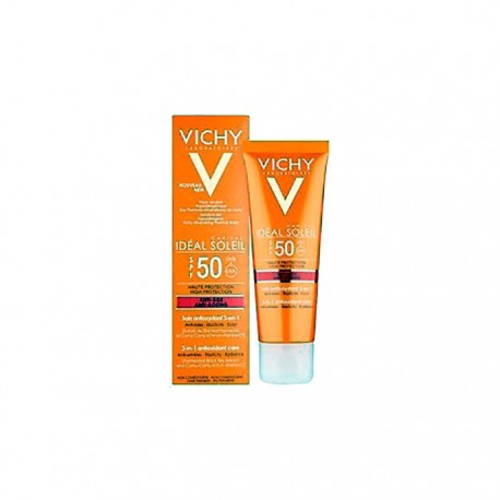 Vichy Ideal Soleil Cuidado Protector Antiedad 3en1 Spf50 Sin Col