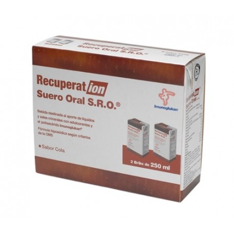 recuperation suero oral cola 2x250ml