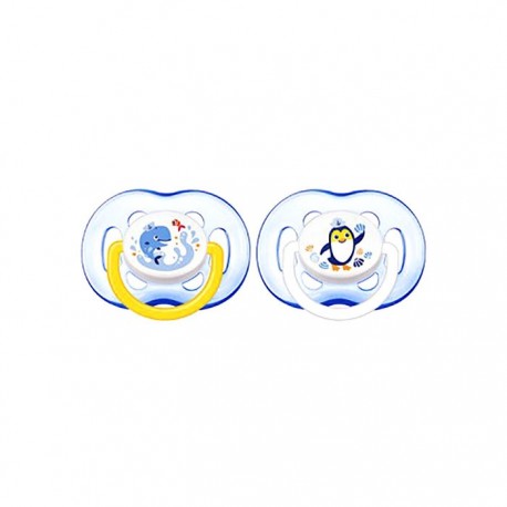 Philips Avent 2 Chupetes Animales +18 Meses Niño.