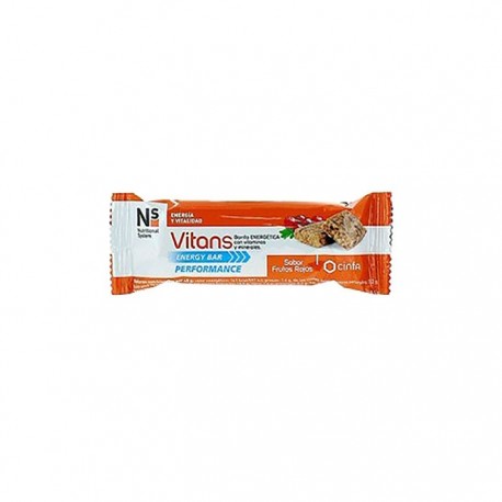 Ns Vitans Energy Bar Performance Frutos Rojos 16 Barritas