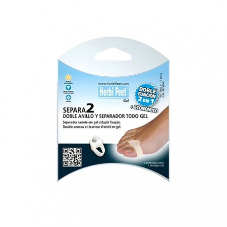 Separa2 Doble Anillo Herbi Feet Silicona Carrete T- L 1 U