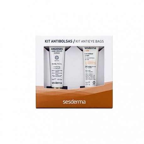 Sesderma Kit Antibolsas Angioses contorno de ojos 15ml+ C-Vit contorno de ojos 15ml