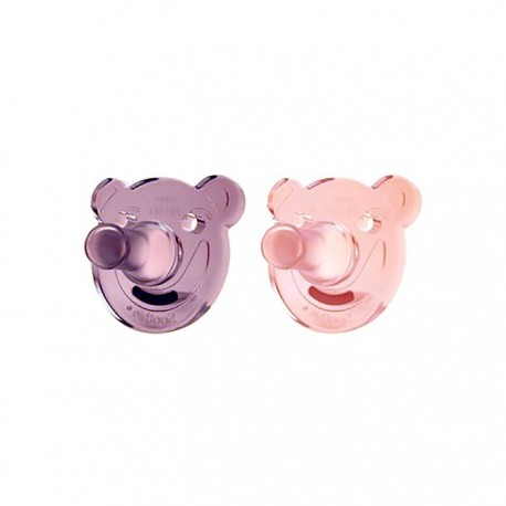 Avent Soothies +3m 2 Unidades Rosa Y Lila