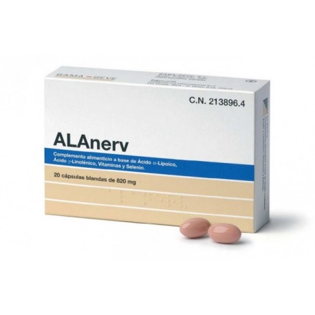 alanerv 20 capsulas