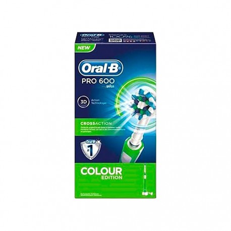 Oral-B® Pro 600 3D CrossAction cepillo eléctrico verde