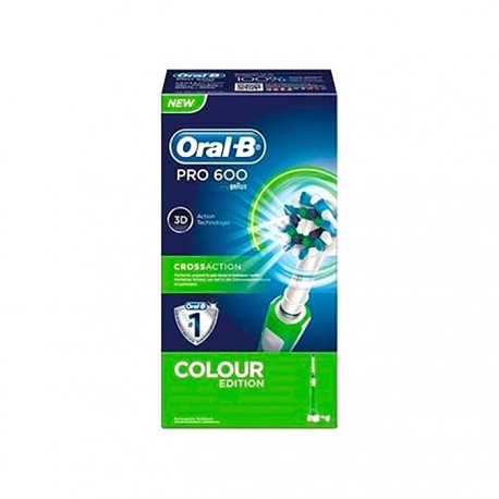 Oral-B® Pro 600 3D CrossAction cepillo eléctrico verde