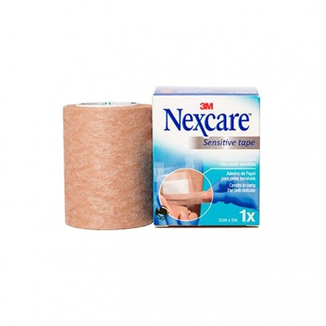 Nexcare Esparadrapo Papel Color Piel 5 M X 5 Cm