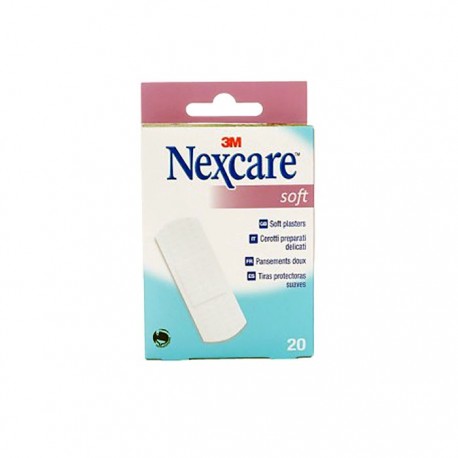 Nexcare® Soft apósitos 19x76mm 20uds