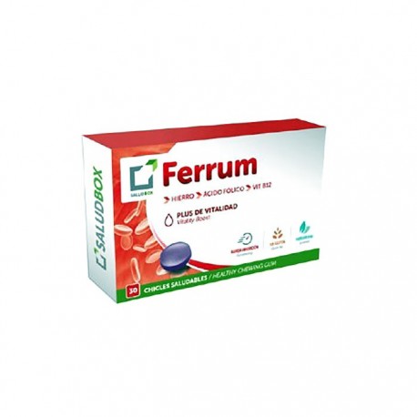 Saludbox Ferrum Plus de vitalidad 30 chicles