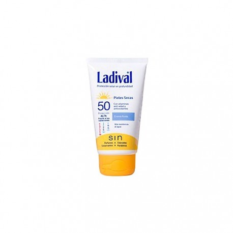 Ladival® Pieles Secas crema fluida fotoprotección alta con color SPF50+ 50ml