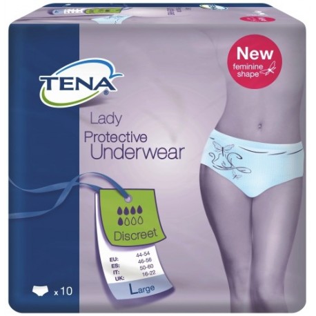 tena lady prot.underwear plus t/m 12u
