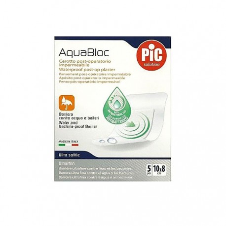 Pic Aquabloc Post Op Antibacteriano Aposito Esteril 15 X 10 Cm