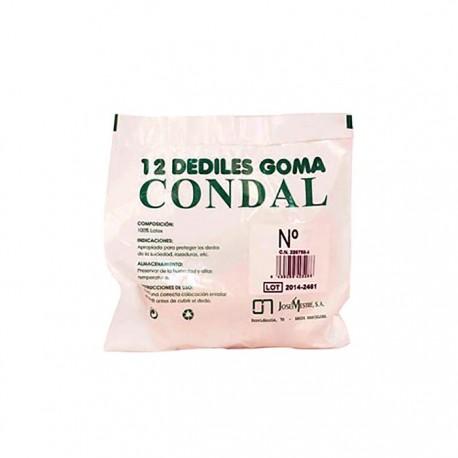 Mestre dediles goma N-3 12uds