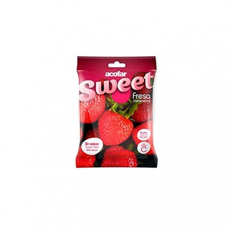 Acofarsweet Caramelos Azucar Fresa Bolsa 60 G