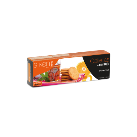 Siken Diet Galleta Naranja 15 Unidades