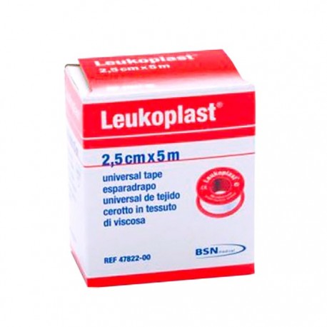 Leukoplast esparadrapo color blanco 2,5mx5cm 1ud