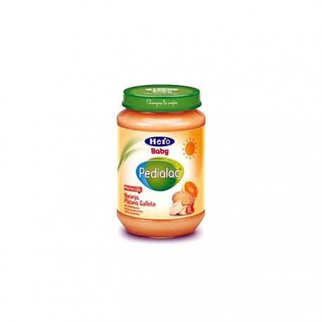 Hero Baby tarrito naranja/plátano/galleta 200g