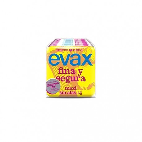 Evax Compresas Fina Y Segura Maxi 14 Und