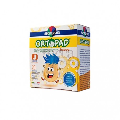 Ortopad® Happy parche ocular junior 20uds